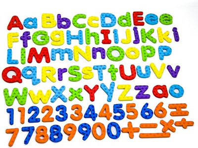 Magnetic Letters and Numbers for Classroom Educating Kids in Fun -Educational Alphabet Refrigerator Magnets Building Preschool Toddler Spelling and Learning Refrigerator Magnets-112 Pieces