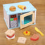 Wooden Play House Electric Oven Set - Magnetic Bread Cutting Toy for Kindergarten Kids, Simulation Home Kitchen Play