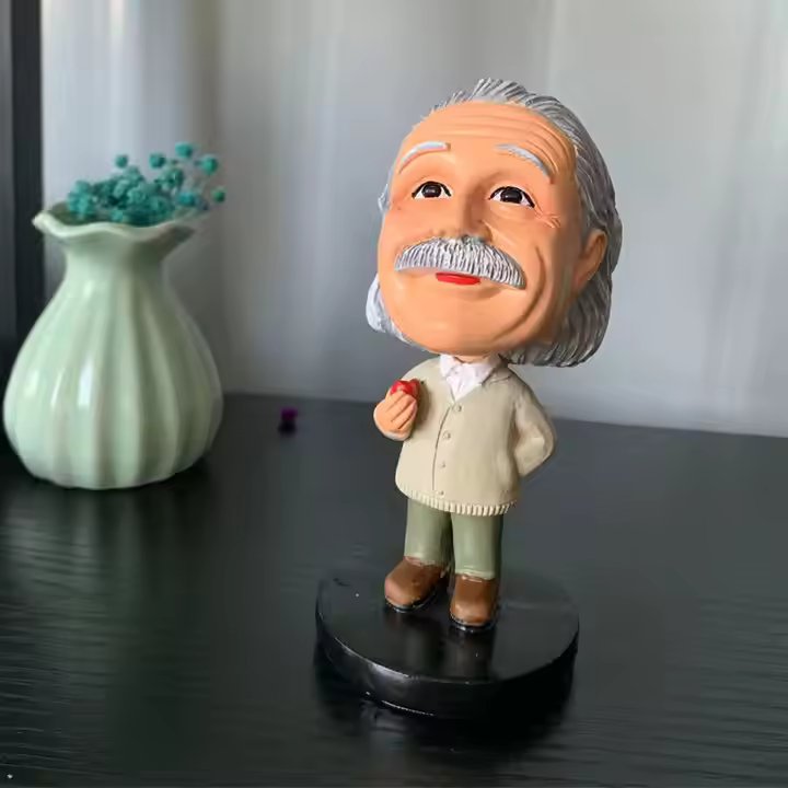 Einstein Collection Model - Handmade PVC Character Ornaments Toy Figure Statues