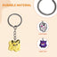 Cartoon Cute Keychain, PVC Animal Key Chain for Girl, Kid Boy Party Favors Gift (Animal 02)