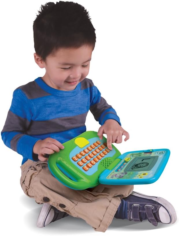 Kids Laptop Toy, My Own Leaptop Toys, Interactive Learning laptop Toddler toy, Preschooler Electronic Educational toy, 2 - 4 years, Green - Toyigo