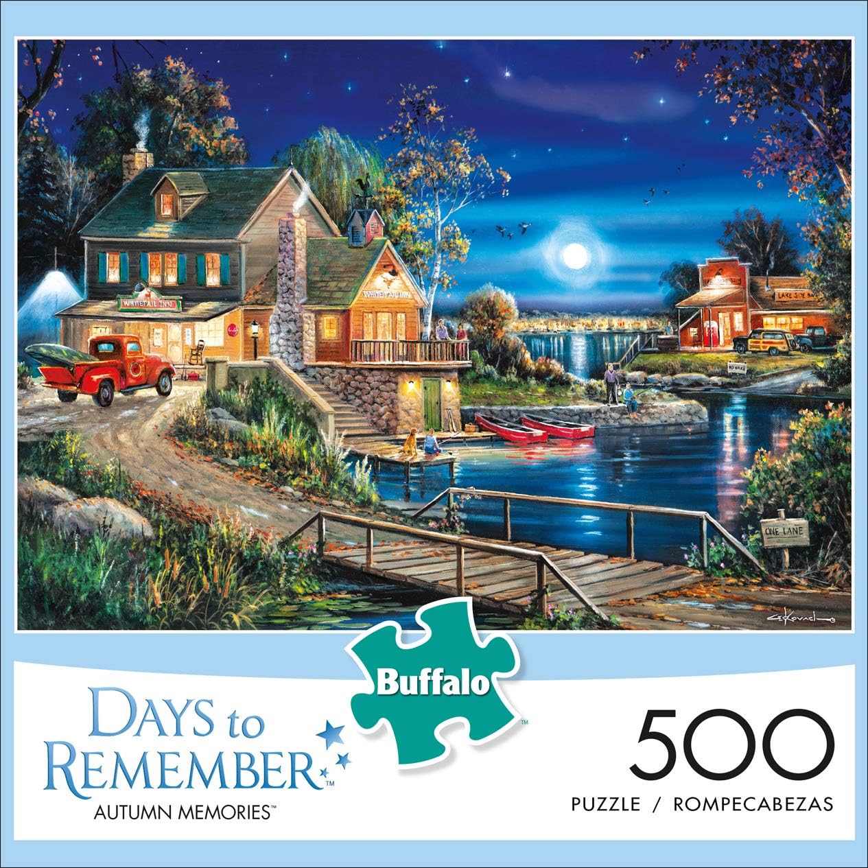 Days to Remember, Autumn Memories 500 Piece,  Jigsaw Puzzle For Adults, Challenging Puzzle Perfect for Game Nights, 500 Piece Finished Size Is 21.25 x 15.00