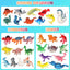 50 Pcs Animal Figure Toys for Kids, Miniature Party Favors Cake Topper, Easter Basket Stuffers/Fillers, Educational and Recognition Toys for Classroom Rewards