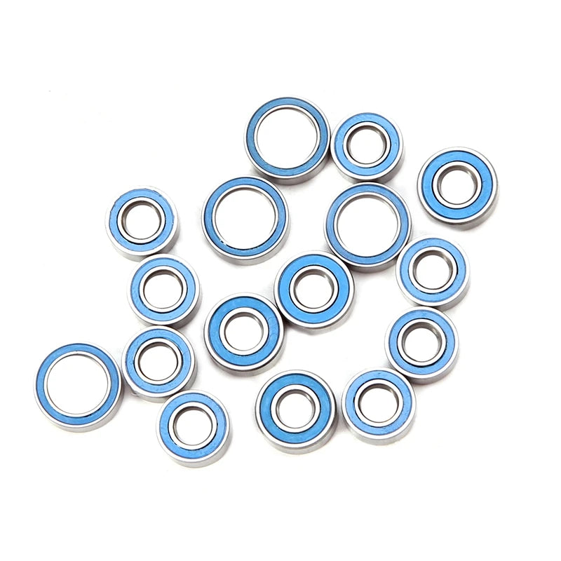 RC Rubber Sealed Ball, 16Pcs Bearings Kit for Tamiya TT-02 TT02 1/10 RC Parts Car Upgrades Parts Accessories - Toyigo