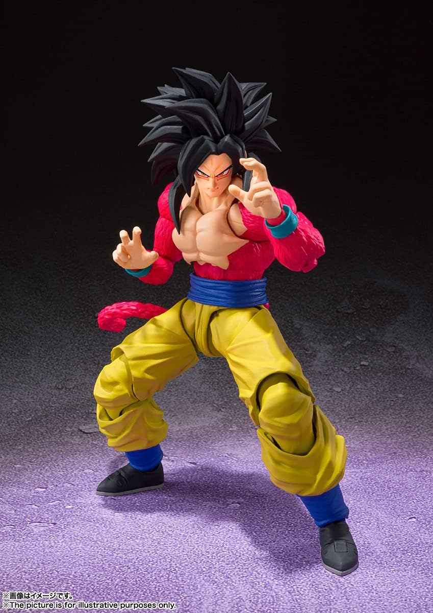 Dragon Ball GT Goku Tamashii Nations figure, Super Saiyan 4 Son Goku, Bandai Spirits S.H.Figuarts