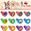 Dog Party Stamps for Kids, 24Pcs Assorted Pet Puppy Pals Self-Inking Stamps, Goodie Bag Stuffers, Paw Dog Birthday Party Favor for Kids, Teacher Stamps Reward Pinata Fillers Carnival Prizes