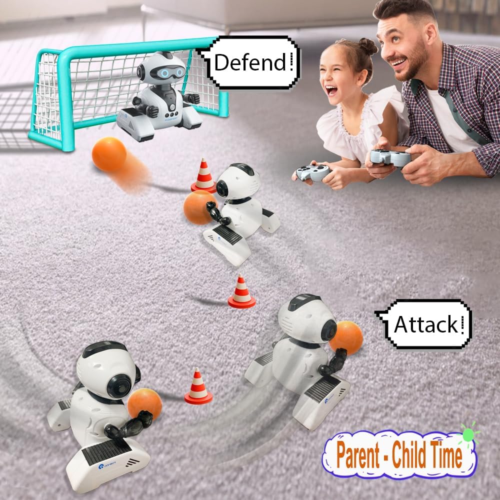 Robot Toys for Kids - Gesture Sensing RC Robot Toys for Boys Girls, Smart Robot with DIY Arms, Music, Record, Program, Remote Control Toys Birthday Gifts for Kids Age 3 4 5 6 7 8 9 - Toyigo