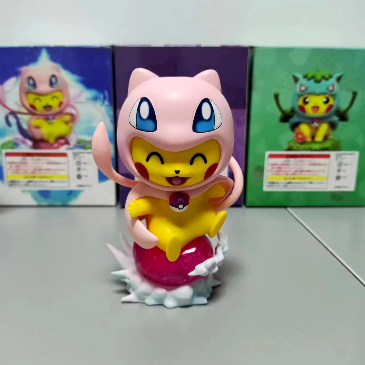 Anime Monster Action Figures - Deformation Pokémon Collectible Toys for Kids - Pikachu Transforming Figure