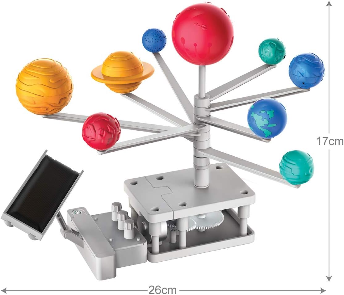 Green Science Rotating Solar System, Kids Science Kit, Educational Solar System Toy