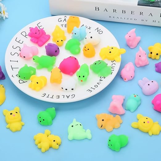 Super Mini Mochi Squishy Toys 72 PCS, Kawaii Cute Cool Mochi Squishies Animals Bulk, Squishy Fidget Toys Party Favors for Kids 3-5, Squishy Fidget Toys Party Favors for Kids 4-8, Squishy Fidget Toys Party Favors for Kids 8-12