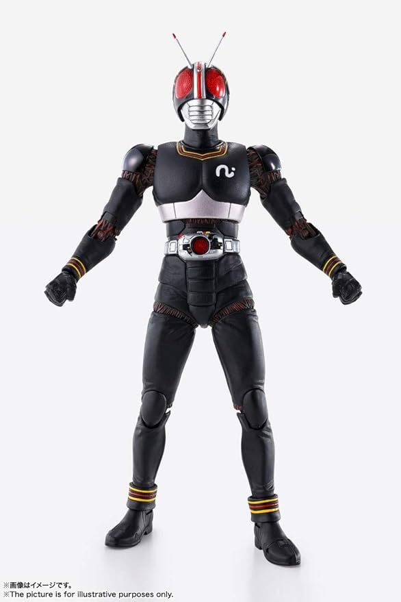 S.H. Figuarts Kamen Rider Black,  Approx. 5.9 inches (150 mm), ABS & PVC Pre-painted Action Figure, True Bone Carving Method figure