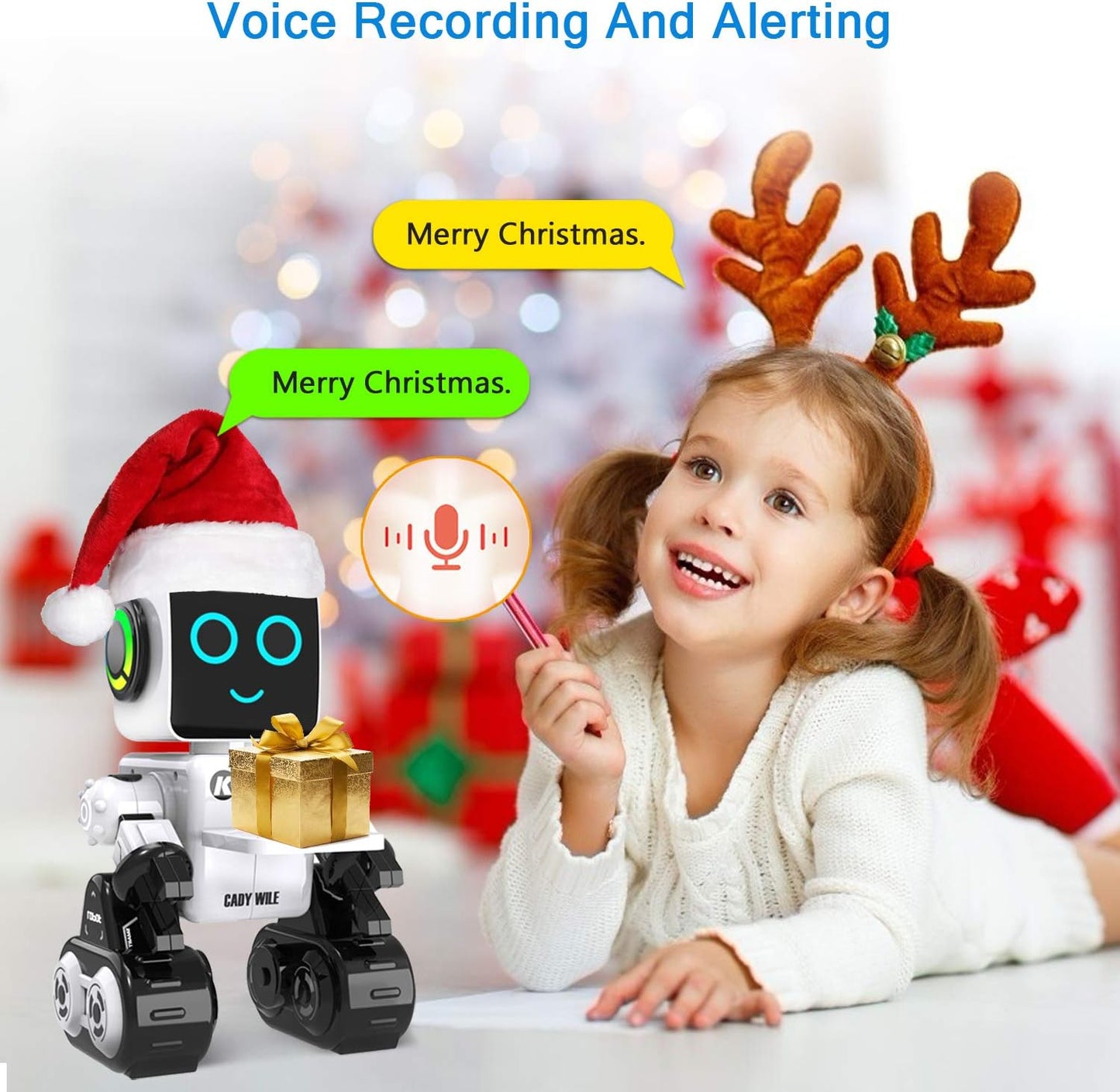 Robot Toy for Kids, Smart RC Robots for Kids with Touch and Sound Control Robotics Intelligent Programmable, Robot Toy with Walking Dancing Singing Talking Transfering Items for Boys And Girls