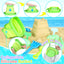 Beach Toys Sand Toys, Dinosaur Sand Toys with Collapsible Beach Bucket and Mesh Bag, Dinosaur Sand Molds, Shovel and Rake, Sandbox Toys for Toddlers, Travel Beach Toys for Kids 3-10