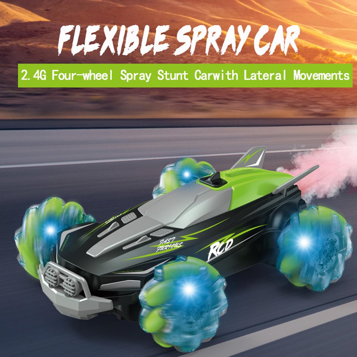 Spray Stunt Car, Gesture Induction Remote Control, Four-Wheel Drive Off-Road,  Sensor Remote Control Car, 2.4G RC Toy, Children's Toy