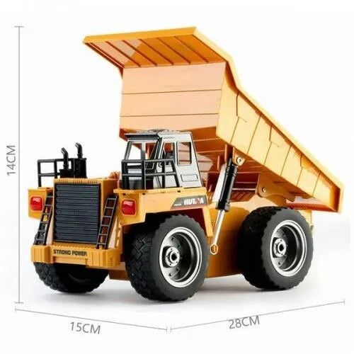 RC Dump Truck – Heavy Duty 1/18 Scale Construction Model