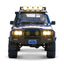 1/10 2.4G 4WD Brushless RC Car for TOYOTA Land Cruiser LC80 RS | Remote Controlled Locking Differentials, Two Speed Portal Axles, LED Light | Vehicles Models Toys - Blue