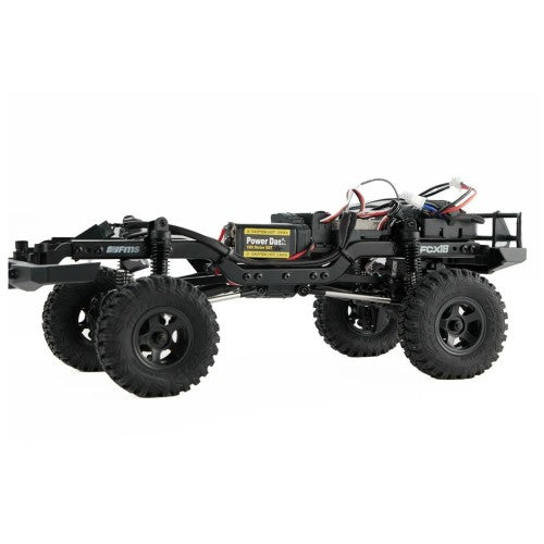 1/18 RTR 4WD RC Rock Crawler – Toyota Land Cruiser LC80 Off-Road Climbing Vehicle with 2-Speed Transmission & LED Lights (Blue)