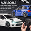1/28 2.4G 4WD RC Car for POLO R with LED Light - On-Road Full Proportional Racing Vehicle Model Toy - 3.7V 1S Battery Powered