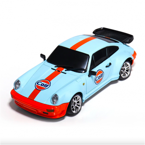 1/18 2.4G RWD RC Car with Gyro, LED Light, Alloy Body Shell - Full Proportional Racing Classic Model Toy