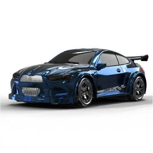 1/64 2.4G 4WD Drift RC Car Mini Race LED Light Radio Control High-Speed Motor Full Proportional On-Road Racing Vehicle Model - Boys' Gifts Desktop Toys