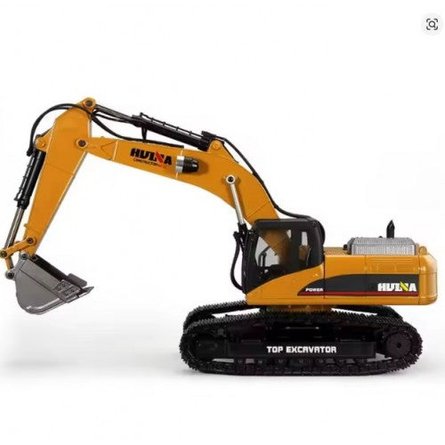 1:14 Full-Scale Large Alloy Electric Excavator Digging Remote Control Engineering Vehicle Model