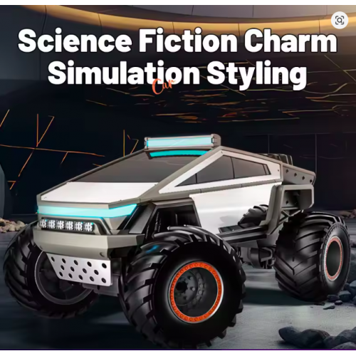 Alloy Cyberpunk RC Pickup – 1:14 Scale Off-Road Remote Control Car for Kids