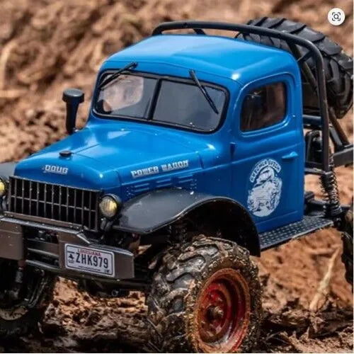 1:24 FCX24 Power Wagon RTR 12401 RC Car - 130 Motor, 4WD, LED Lights, Off-road Crawler Truck Vehicle