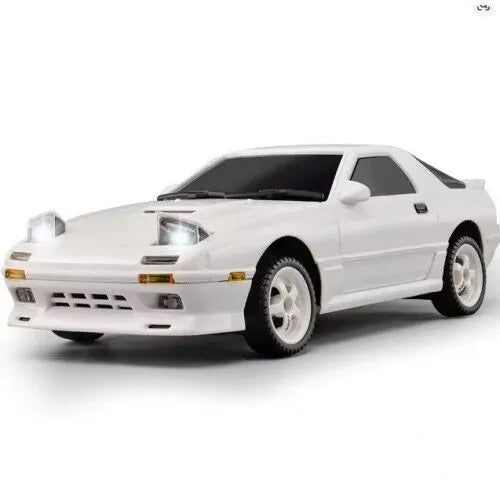 1/18 2.4G RWD RC Car FC Racing Drift Gyro On-Road Full Proportional Vehicles Models Toys - White & Silver