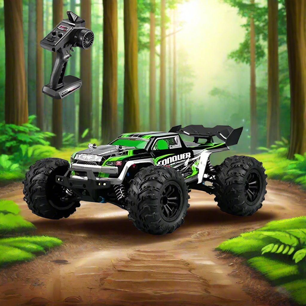 RC Truck Cars, 1:16 Scale Large RC Cars, 50km/h High Speed RC Cars Toys, 2.4G 4WD Off Road Monster Truck, Remote Control Car  for Adults and Kids - Toyigo