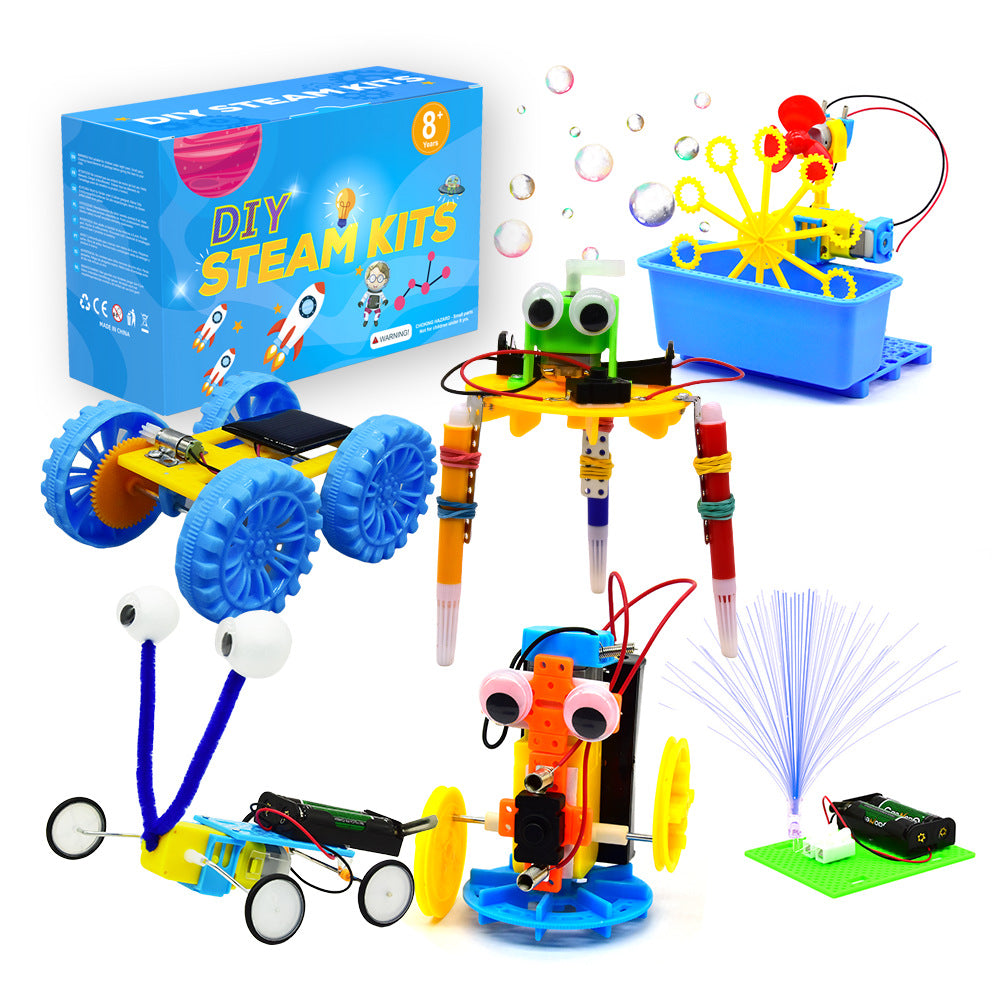 STEM Robotics Kit, Science Experiments for Kids Age 8-12 6-8, Toy for 8 Year Old Boy Gifts, STEM Toys for Boys Craft Projects 8-10, Engineering Build Robot Building Kits for Girls 5 6 7 9 10 11 12 +