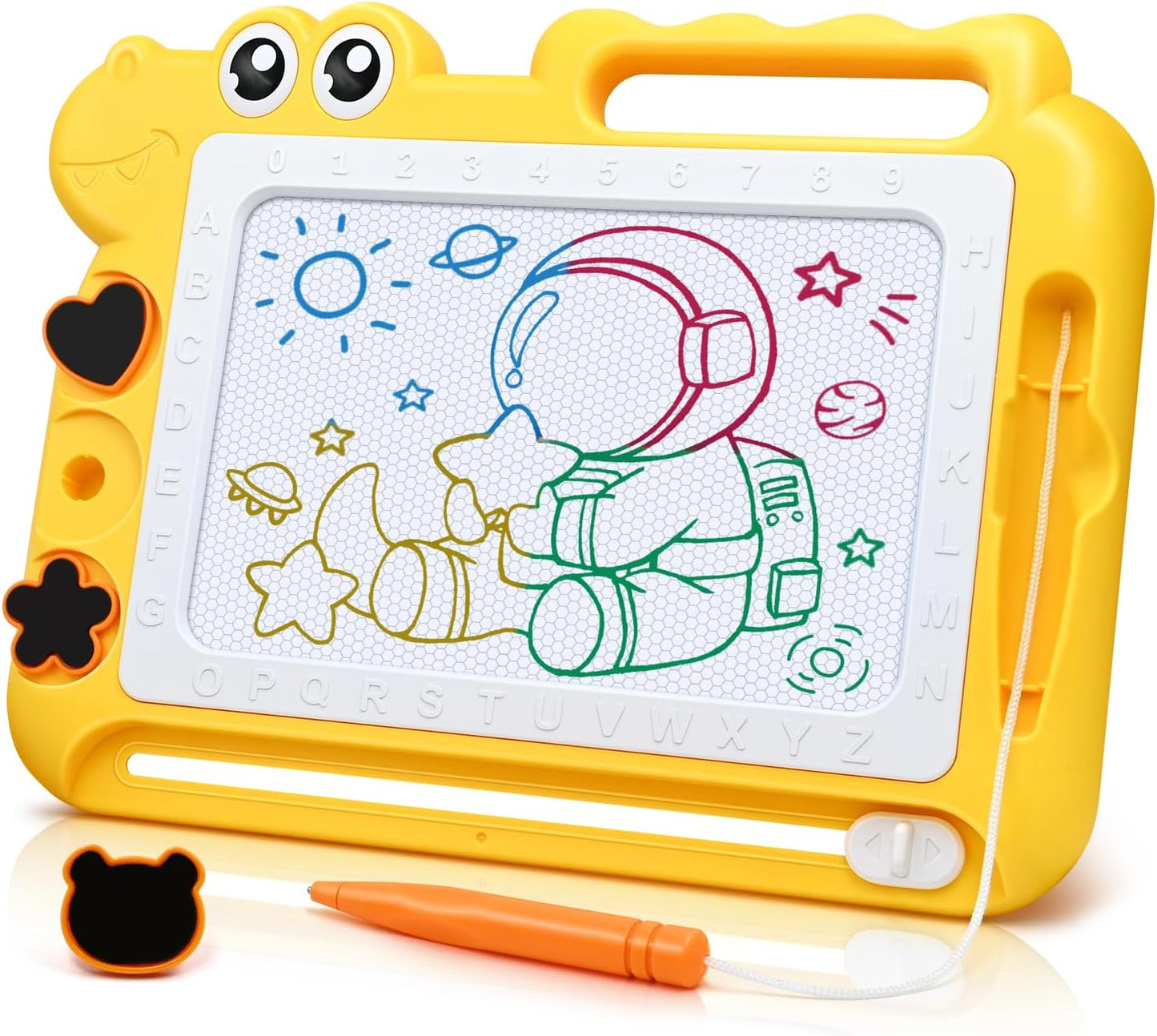 Magnetic Drawing Board, Toddler Toys, Travel Size Doodle Pad, Erasable Sketching Pad, Writing Pad for Kids, Educational Learning Kids Toys, Sketching Writing Pad for Kids in Car, Gift for 3-5 Year Old Girls Boys - Toyigo