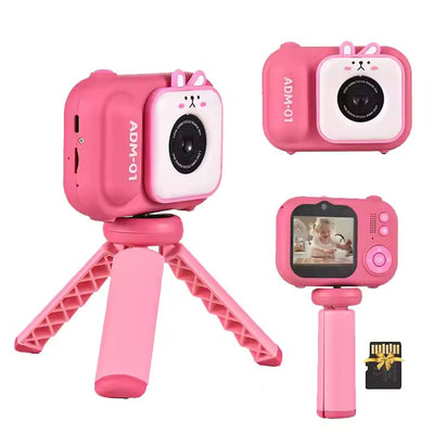 32GB 1080P HD Camcorder - Cute Toy Camera for Kids with Cat, Dog, and Unicorn Themes