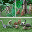 Jungle Animals Figurines Toy, 11PCS Madagascar, Jungle Forest Zoo Animal Figures Set, Christmas Birthday Gift Party Favor School Project for Kids Toddlers, with Meerkat Lemur Chameleon Crocodile - Toyigo