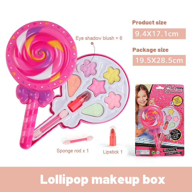 Pretend Princess Makeup Play Set for Girls, Dress-Up Toy with Play House Accessories