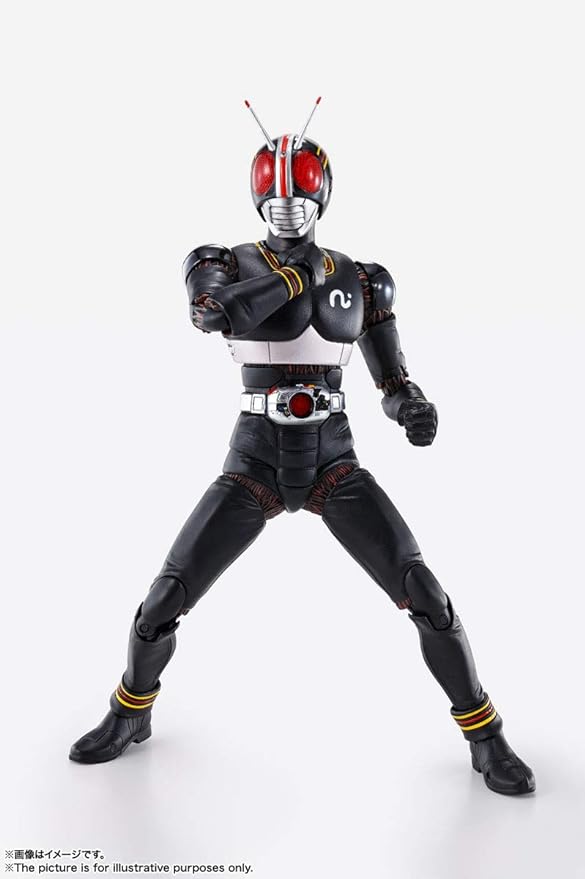 S.H. Figuarts Kamen Rider Black,  Approx. 5.9 inches (150 mm), ABS & PVC Pre-painted Action Figure, True Bone Carving Method figure