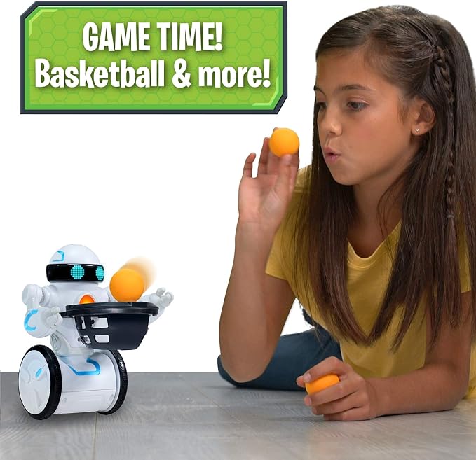 RC Robot, MIP Arcade - Interactive Self-Balancing Robot - Play App-Enabled or Screen less Games with RC, Dancing & Multiplayer Modes - Toyigo