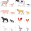 Farm Animals Toys 35 PCS, for Toddlers 3 Years Old Boys and Girls Realistic Animal Figures Playsets Toys 3~8 Birthday Gift for Kids Toys