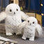 Cute White Snow Owl Plush Doll, Soft Cartoon Pillow for Kids