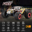 Remote Control Car, 1:18 Scale 2.4Ghz All-Terrain RC Cars, 40+km/h High Speed Remote Control Car, 4x4  Waterproof Off -Road RC Monster Trucks with 2 Batteries, Fast 2.4GHz All Terrain Toy Trucks ,for 40Min Play, RC Toys Gifts for Boys - Toyigo