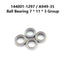 RC Car Spare Parts, 20Pcs Ball Bearing Set for WLtoys 144001 144002 124016 124017 124018 124019 RC Car Spare Parts Upgrade Accessories - Toyigo