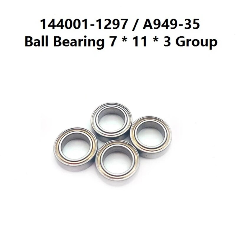 RC Car Spare Parts, 20Pcs Ball Bearing Set for WLtoys 144001 144002 124016 124017 124018 124019 RC Car Spare Parts Upgrade Accessories - Toyigo