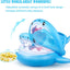 Baby Float Swimming Pool, Toddler Floaties with Inflatable Canopy Shark Infant Pool Float Aged 6-36 Months for Kids