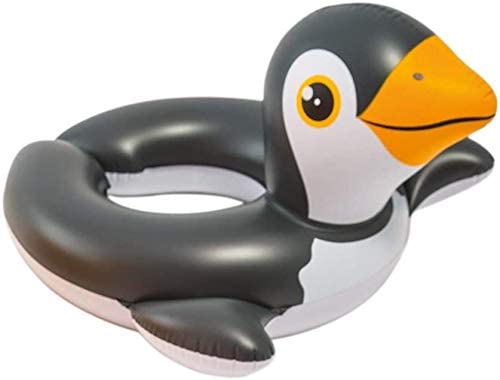 Animal Head Split Ring Pool Floats, Includes Frog, Duck, Penguin, Giraffe, Frog, Penguin, 43234-2327 3 Pack 59220EP