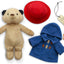 Movies & Tv soft toys, Paddington Bear Collection, Classic Seated Paddington Bear, Soft Stuffed Plush Toy, 12" H