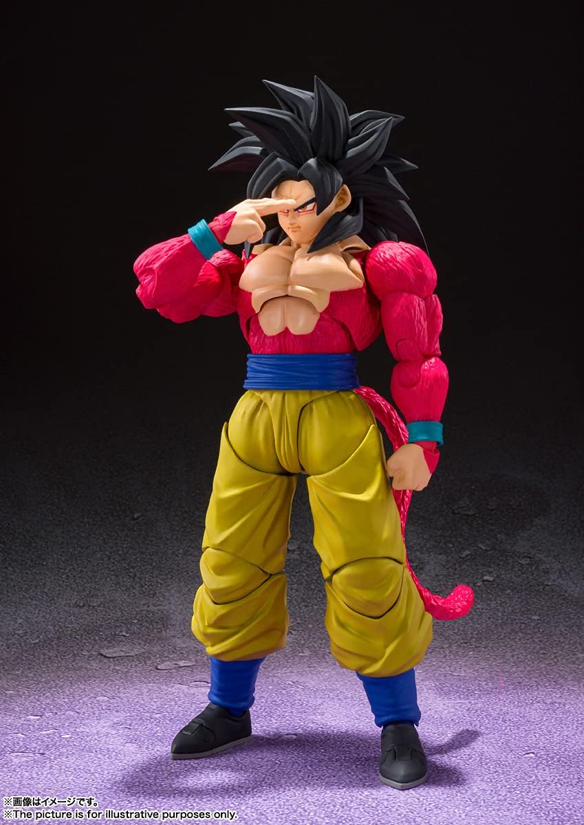 Dragon Ball GT Goku Tamashii Nations figure, Super Saiyan 4 Son Goku, Bandai Spirits S.H.Figuarts