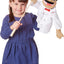 Chef Puppet (Al Dente) with Detachable Wooden Rod - Pretend Play Chef Puppet Chef Pepe