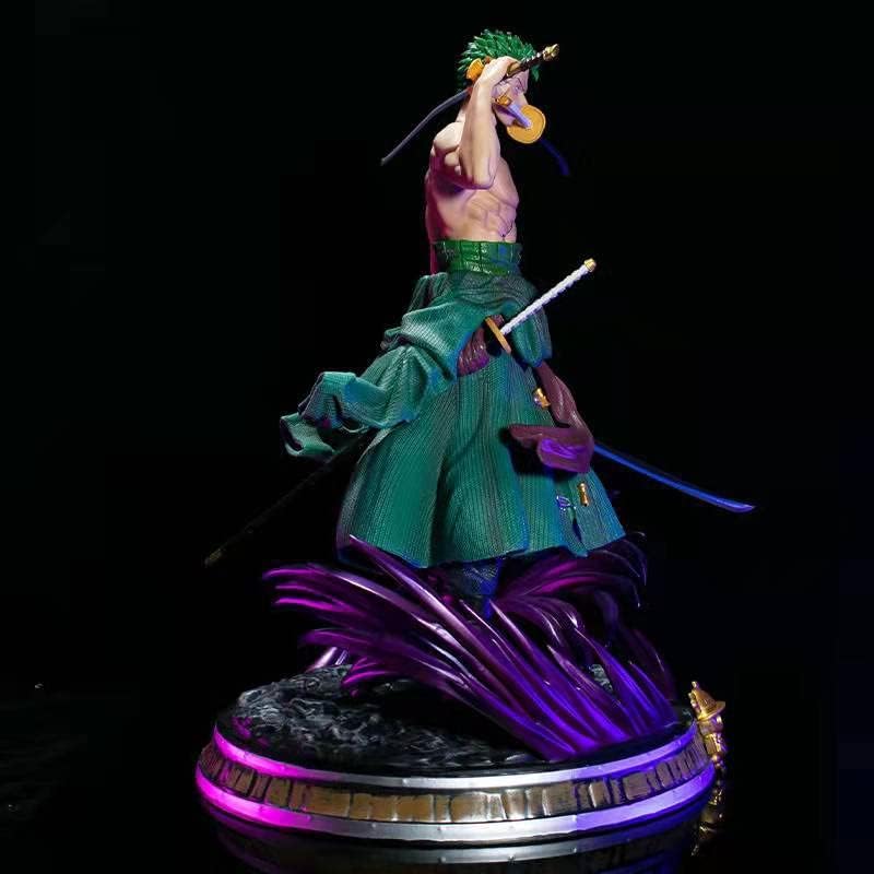 Zoro Action Figure, One Piece Zoro Collectible Figure, Three Swords Zoro Anime Character Statue, Roronoa Zoro PVC Action Figure