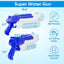 Water Gun, WOLKEK Water Guns for Kids, 4 Pack Long Range High Capacity for Water, Swimming Pool Beach Sand Outdoor, Summer Gifts for Boys Girls