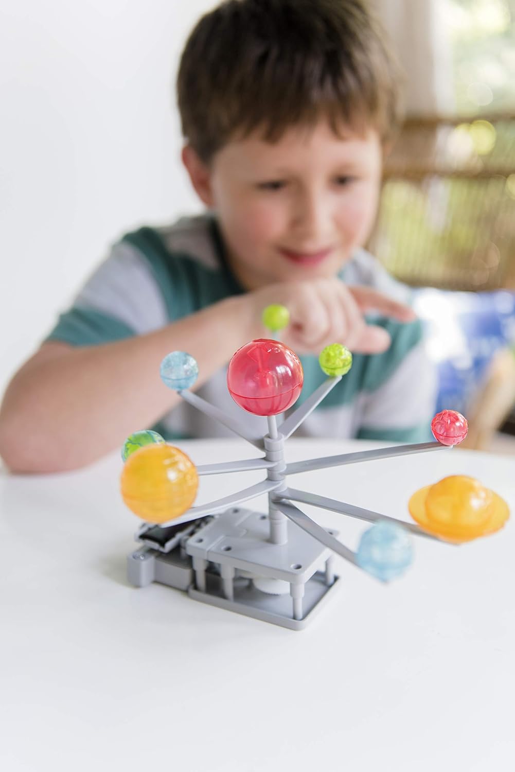 Green Science Rotating Solar System, Kids Science Kit, Educational Solar System Toy