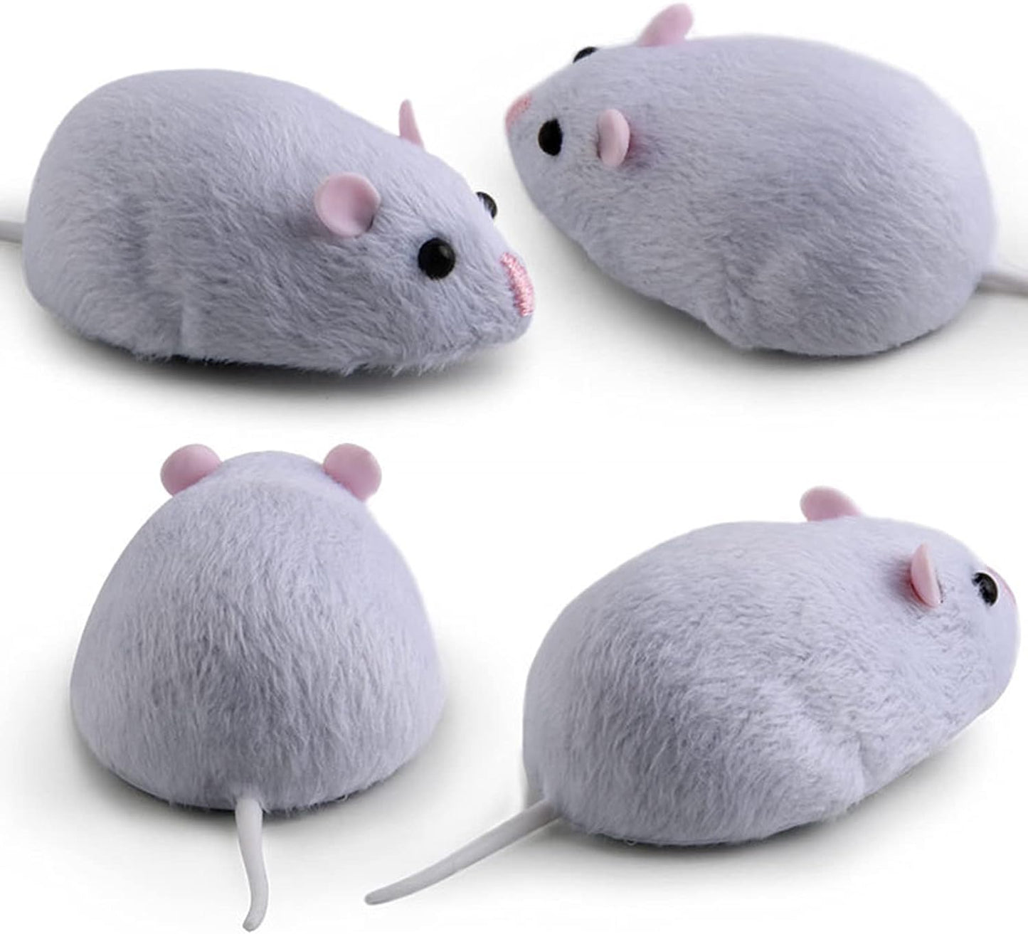 Mini RC Mice Toy, IR Remote Control Rat, Prank Toy For Cats And Dogs, Scary Remote Control Animal Prank, Trick Toy For Pets And Kids - Toyigo